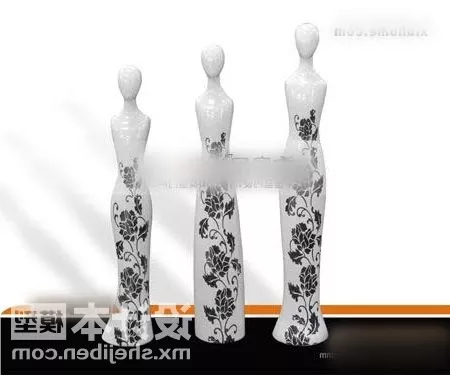 Alien Sculpture Abstract Shape 3d model
