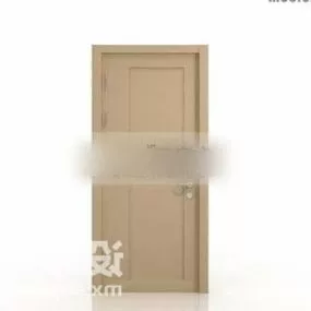 Door Yellow Wood 3d model