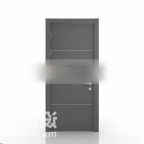 Door Grey Painted 3d model