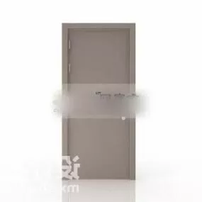 Door Brown Painted 3d model