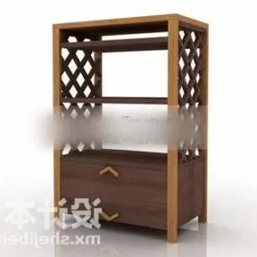 Chinese Side Cabinet 3d model