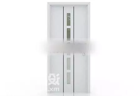 Old Rustic Single Door 3d model