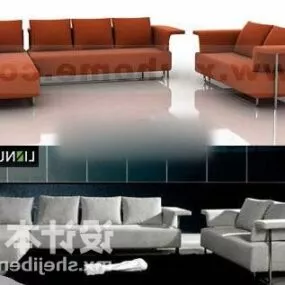 Modern Sofa Set For Living Room 3d model