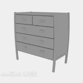 Modern Style Side Cabinet 3d model