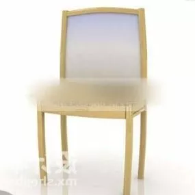 Restaurant Simple Chair Furniture 3d model