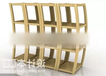 Wall Rack Tv Stand With Shelf 3d model