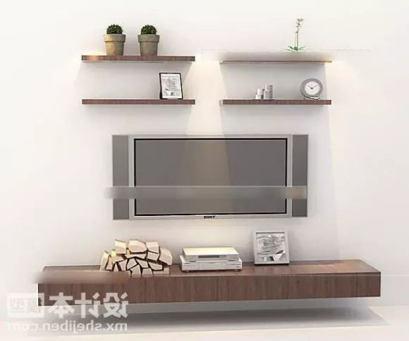 Flat Screen Tv 3d model