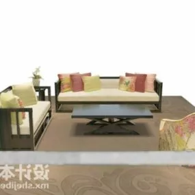 Modern Sofa Table For Living Room 3d model