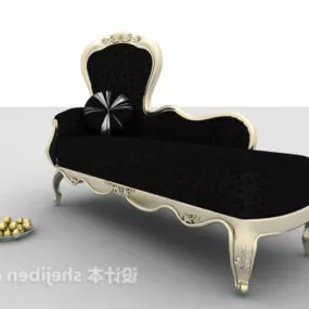 European Recliner Antique Chair 3d model