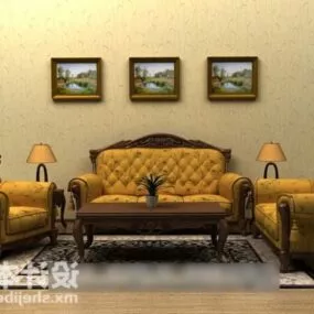 Camel Sofa Upholstery 3d model