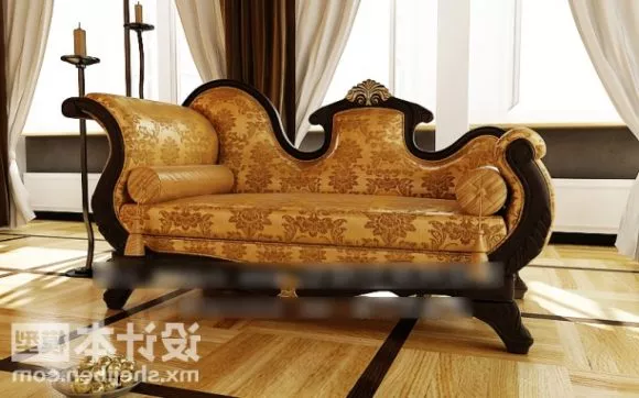 Sofa Lounge Chair Classic Style 3d model Sofa Lounge Chair Classic Style 3d model