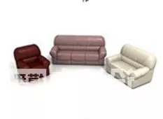 Leather Sofa Pack 3d model