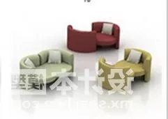 Luna Armchair Vray 3d model