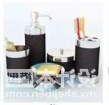 Bathroom Accessories Round Shaped 3d model