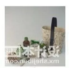 Bathroom Sanitary Components 3d model