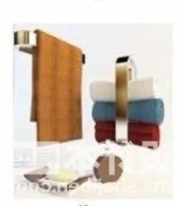 Bathroom Sanitary Towel Pack 3d model
