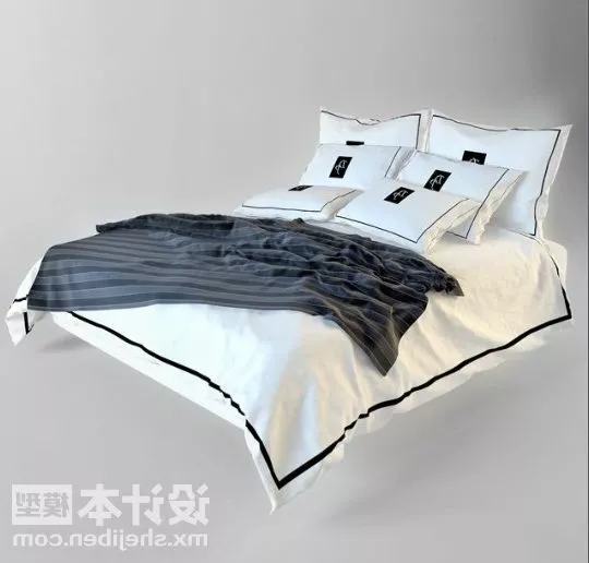 Upper And Lower Bed 3d model