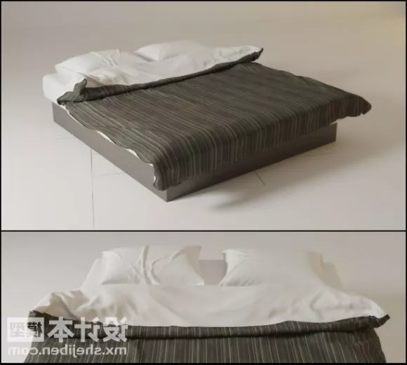 Rolled Duvet 3d model