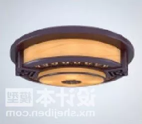 Chinese Round Ceiling Lamp 3d model