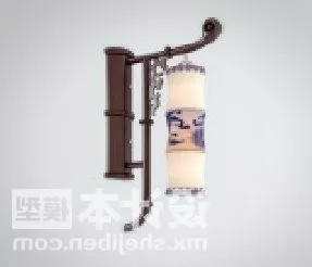 Vintage Chinese Wall Lamp Lighting Fixtures 3d model Vintage Chinese Wall Lamp Lighting Fixtures 3d model