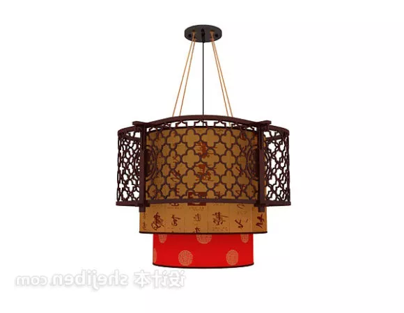 Chinese Traditional Round Ceiling Lamp 3d model Chinese Traditional Round Ceiling Lamp 3d model