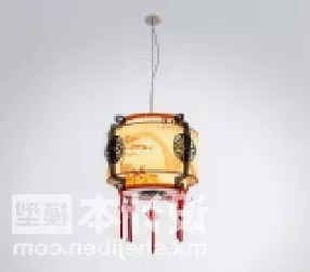Chinese Ancient Lamp Lighting Fixtures 3d model