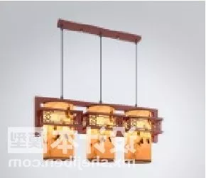 Pendant Crystal Chandelier 3d model