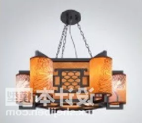 Chinese Classic Ceiling Chandelier 3d model Chinese Classic Ceiling Chandelier 3d model