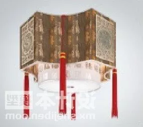 Chinese Antique Lantern Lamp 3d model