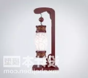 Fontana Brass Table Lamp 3d model
