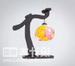 Chinese Lamp Hanging Shade Furniture 3d model Chinese Lamp Hanging Shade Furniture 3d model