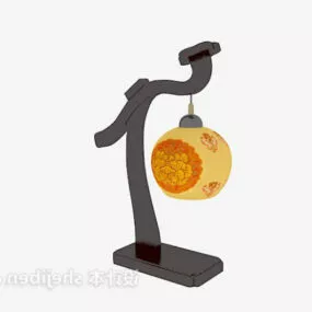 Hanging Lantern Lamp Chinese Lighting Furniture 3d model
