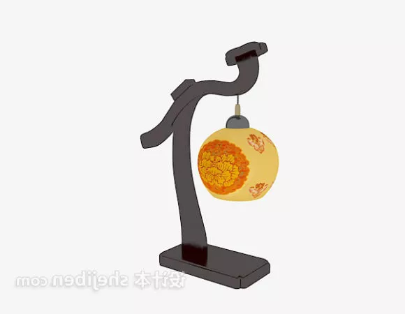 Candle Lantern With Frame 3d model