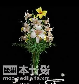 Flower Vase Pot Tableware 3d model Flower Vase Pot Tableware 3d model