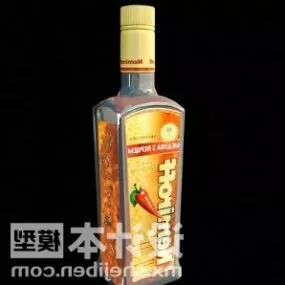 Kitchen Bottle 3d model