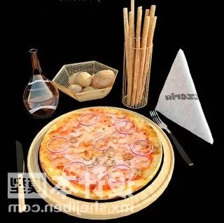 Dish Salad Vegetable 3d model