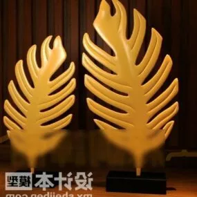 Trinket Leaf Sculpture Decoration 3d model