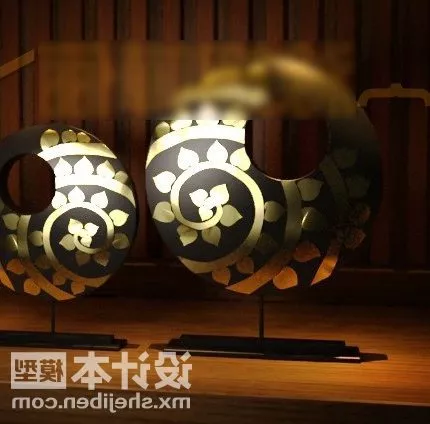Ceramic Modern Vases Decorative 3d model
