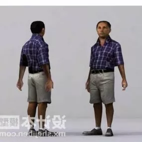 Male Standing 3d model