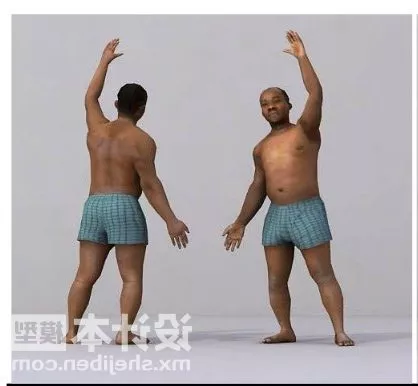 Man Base Mesh Character 3d model