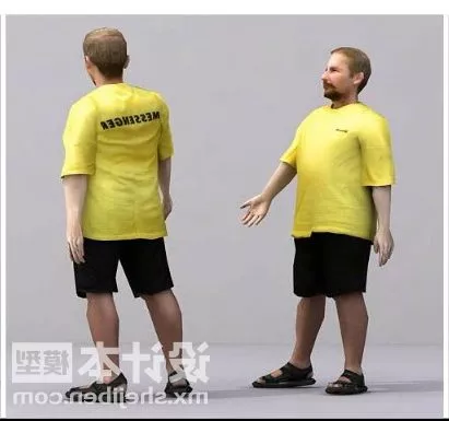 Hitman Game Character 3d model