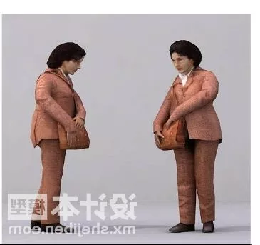Chinese Soldier 3d model