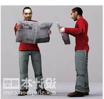 Man In Jean Pant Character 3d model