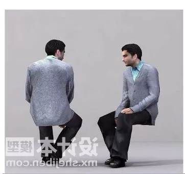 Karate Front Kick Character 3d model