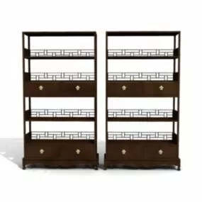 Display Cabinet Chinese Showcase Furniture 3d model