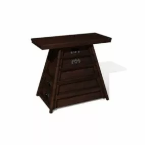 Trapezoid Cabinet 3d model