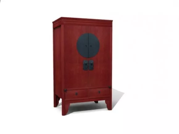 Wardrobe Colorful Door 3d model