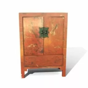 Vintage Old Cabinet 3d model