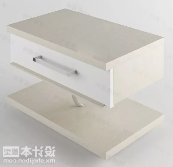 Modern Bedside Table Wooden Furniture 3d model Modern Bedside Table Wooden Furniture 3d model