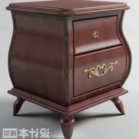 Bedside Table Vase Shape 3d model